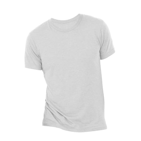 Canvas Mens Triblend Crew Neck Plain Short Sleeve T-Shirt för män
