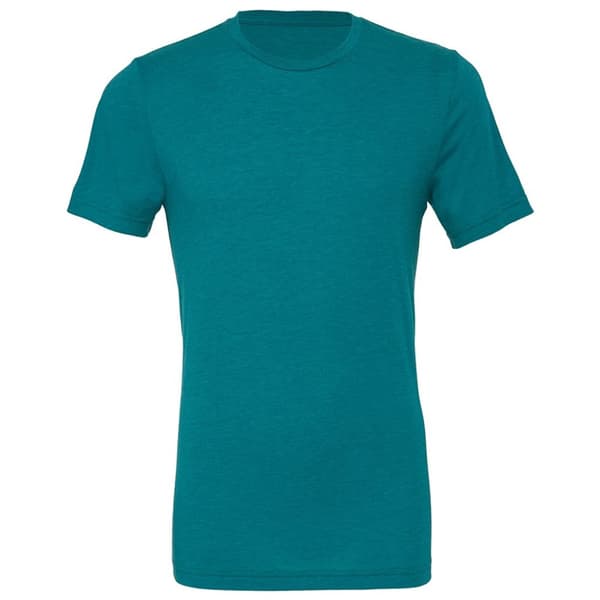 Canvas Mens Triblend Crew Neck Plain Short Sleeve T-Shirt för män