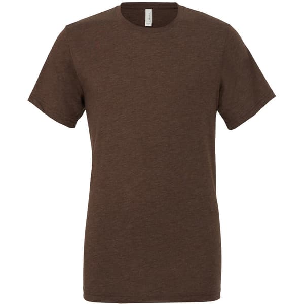 Canvas Mens Triblend Crew Neck Plain Short Sleeve T-Shirt för män