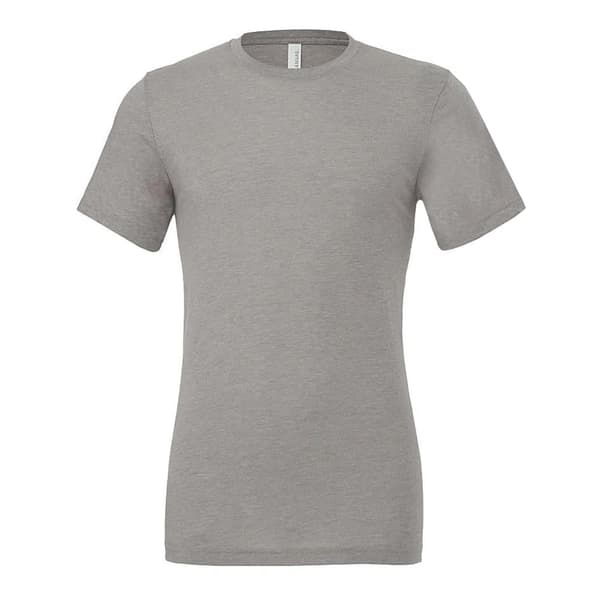 Canvas Mens Triblend Crew Neck Plain Short Sleeve T-Shirt för män