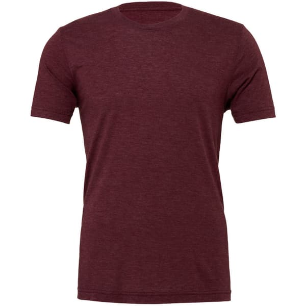 Canvas Mens Triblend Crew Neck Plain Short Sleeve T-Shirt för män