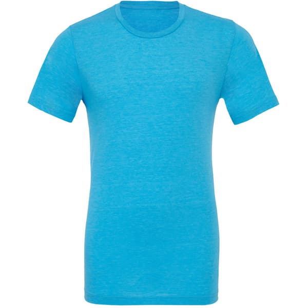 Canvas Mens Triblend Crew Neck Plain Short Sleeve T-Shirt för män