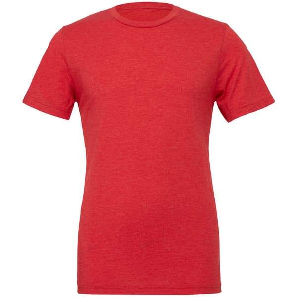 Canvas Mens Triblend Crew Neck Plain Short Sleeve T-Shirt för män