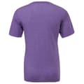 Miniatyrbild 2 av 3: Canvas Mens Triblend Crew Neck Plain Short Sleeve T-Shirt för män