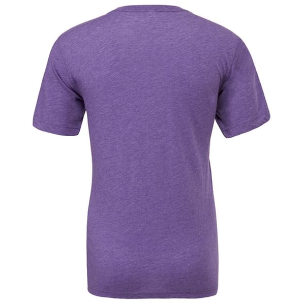 Canvas Mens Triblend Crew Neck Plain Short Sleeve T-Shirt för män