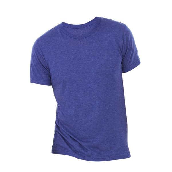 Canvas Mens Triblend Crew Neck Plain Short Sleeve T-Shirt för män
