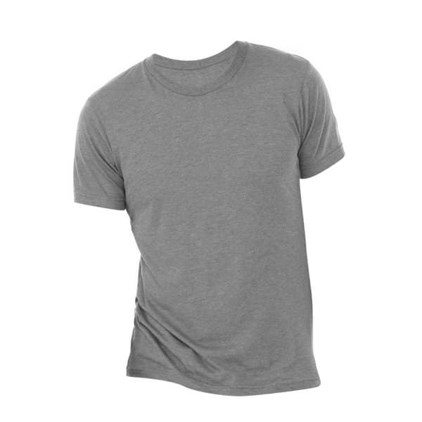 Canvas Mens Triblend Crew Neck Plain Short Sleeve T-Shirt för män
