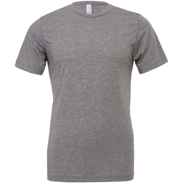 Canvas Mens Triblend Crew Neck Plain Short Sleeve T-Shirt för män