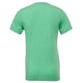 Miniatyrbild 3 av 4: Canvas Mens Triblend Crew Neck Plain Short Sleeve T-Shirt för män
