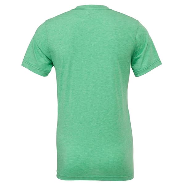 Canvas Mens Triblend Crew Neck Plain Short Sleeve T-Shirt för män