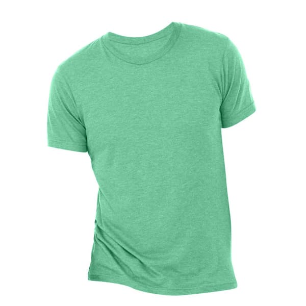 Canvas Mens Triblend Crew Neck Plain Short Sleeve T-Shirt för män