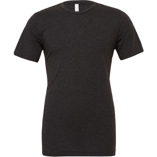 Canvas Mens Triblend Crew Neck Plain Short Sleeve T-Shirt för män