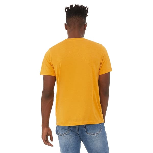 Canvas Mens Triblend Crew Neck Plain Short Sleeve T-Shirt för män