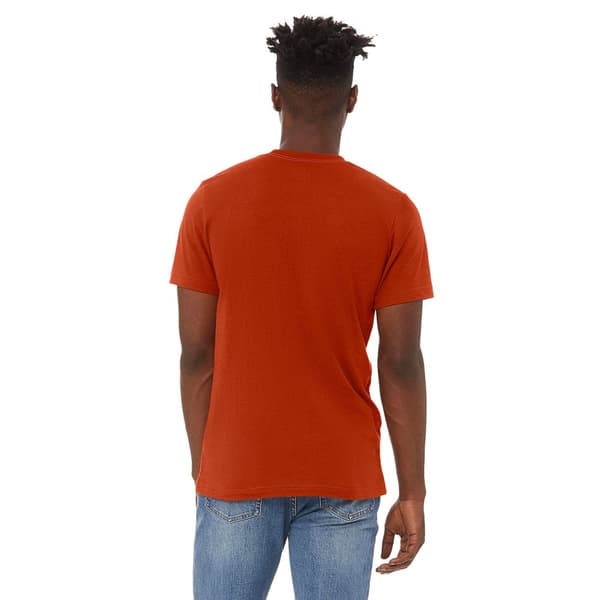 Canvas Mens Triblend Crew Neck Plain Short Sleeve T-Shirt för män