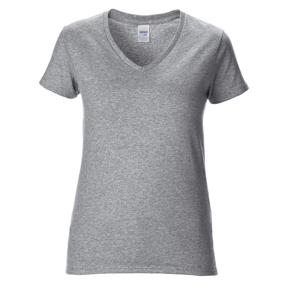 Gildan Kvinnor/Damer Premium Cotton V-Neck T-Shirt i bomull