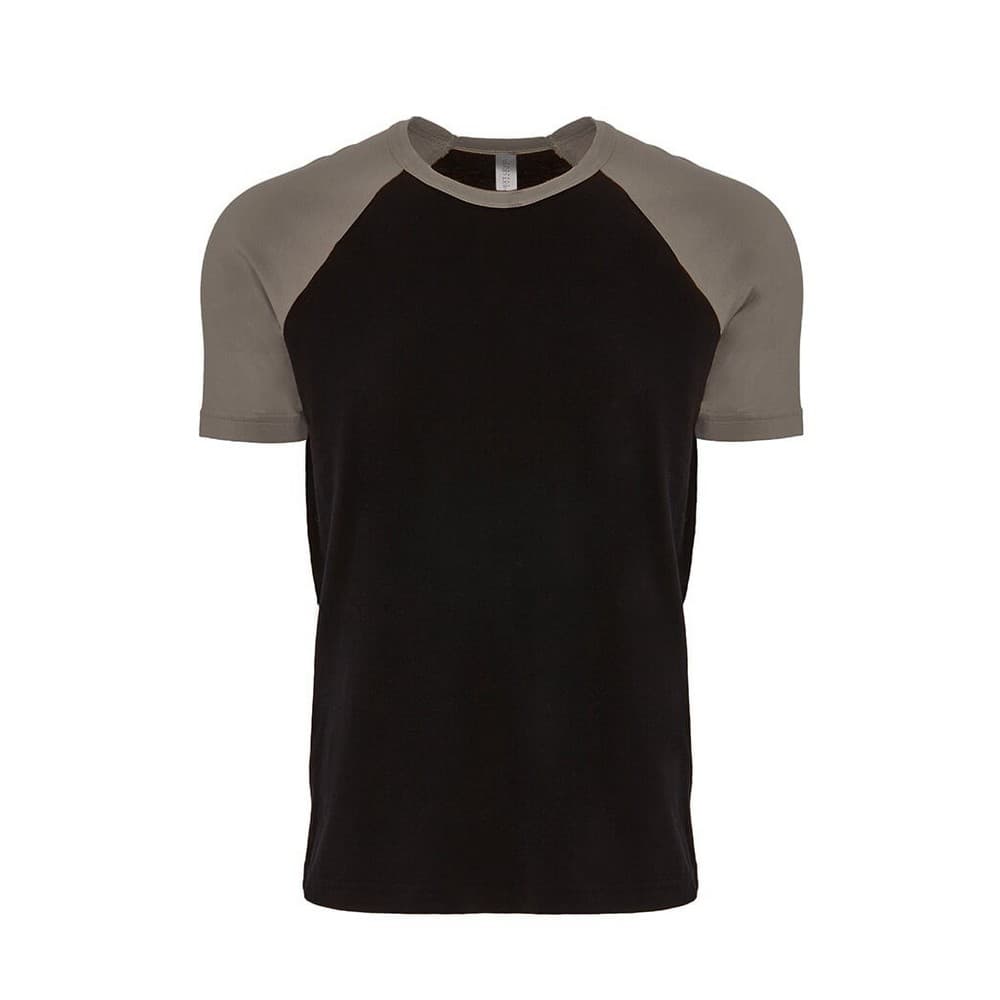 Next Level Vuxna Unisex kontrasterad bomulls-Raglan T-Shirt