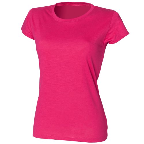 Bild av Skinni Fit Damer / kvinnors lång linjelängd T-shirt