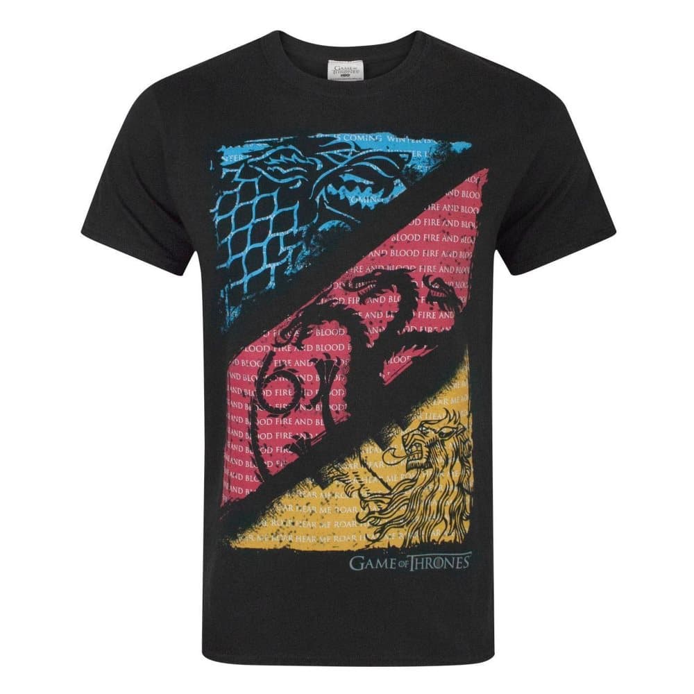Game of Thrones Officiell herrarnas hus Sigil citat T-Shirt
