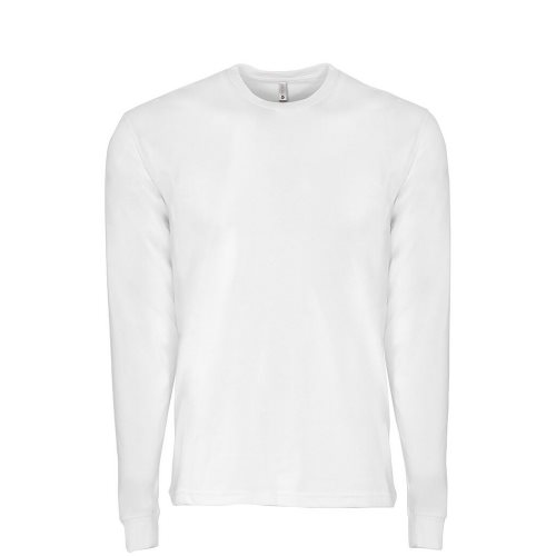 Bild av Next Level Vuxna Unisex mocka känsla långärmad Crew T-shirt