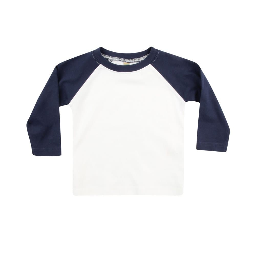 Larkwood Baby långärmad baseball T-shirt med lång ärm
