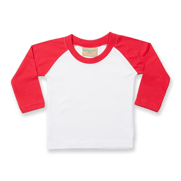 Larkwood Baby Long Sleeved Baseball T-Shirt