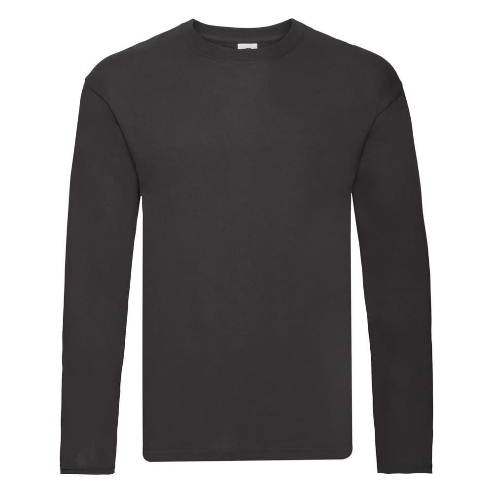 Fruit of the Loom Mens Original långärmad T-shirt