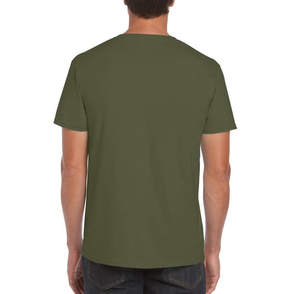 Gildan Herre kortærmet T-shirt i blød stil med korte ærmer