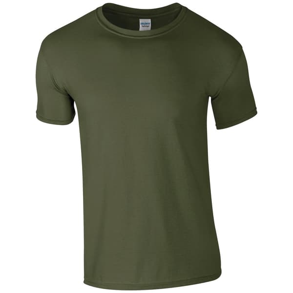 Gildan Herre kortærmet T-shirt i blød stil med korte ærmer
