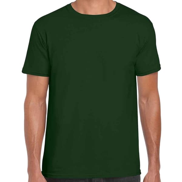 Gildan Herre kortærmet T-shirt i blød stil med korte ærmer