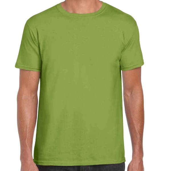 Gildan Herre kortærmet T-shirt i blød stil med korte ærmer