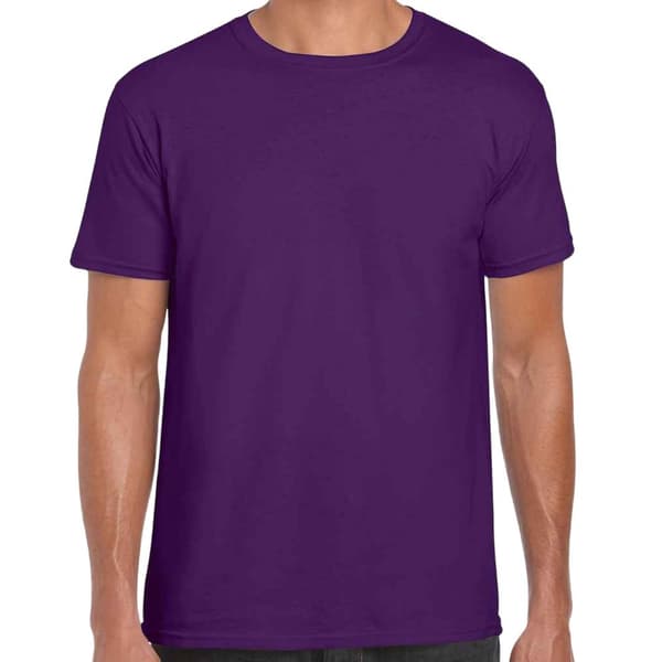 Gildan Herre kortærmet T-shirt i blød stil med korte ærmer