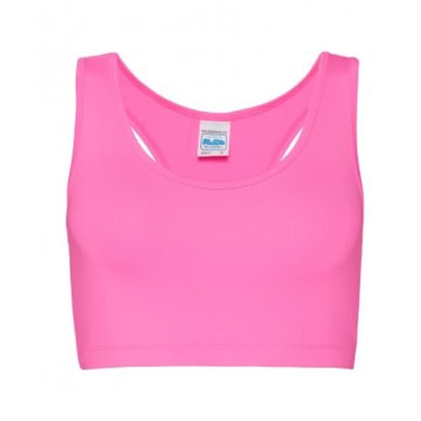 AWDis Just Cool Womens/Ladies Sleeveless Girlie Sports Crop Top