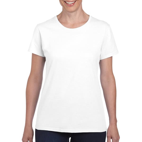 Gildan Ladies/Womens Heavy Cotton Missy Fit kortärmad T-shirt med tung bomull