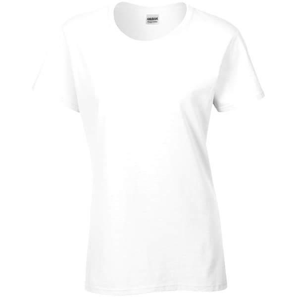 Gildan Ladies/Womens Heavy Cotton Missy Fit kortärmad T-shirt med tung bomull