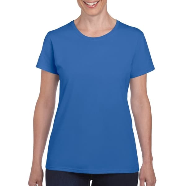 Gildan Ladies/Womens Heavy Cotton Missy Fit kortärmad T-shirt med tung bomull