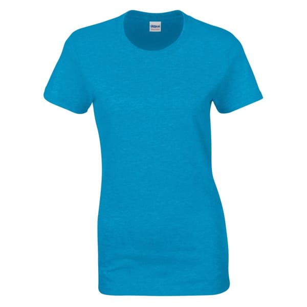 Gildan Ladies/Womens Heavy Cotton Missy Fit kortärmad T-shirt med tung bomull