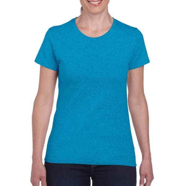 Gildan Ladies/Womens Heavy Cotton Missy Fit kortärmad T-shirt med tung bomull