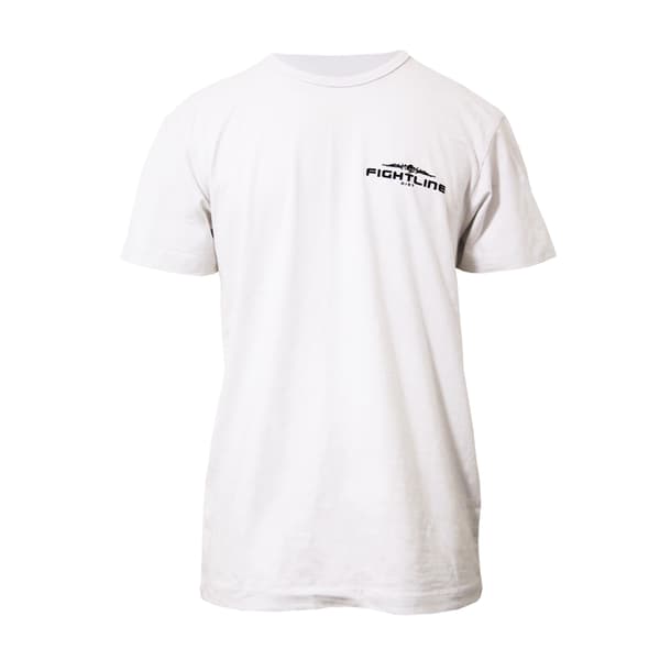 Fightline Diet Nutrition Kortærmet T-shirt med rund hals til mænd White S