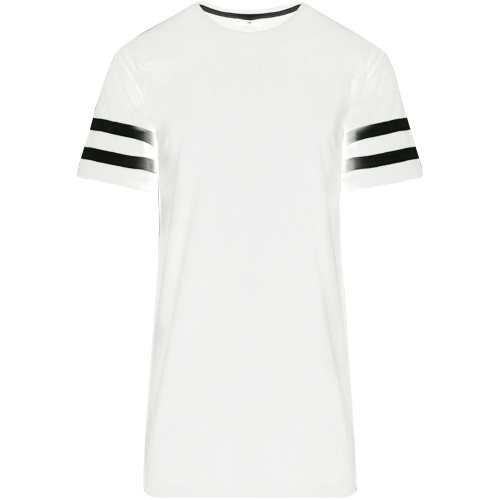 Bild av Build Your Brand Unisex Stripe Jersey kortärmad T-shirt