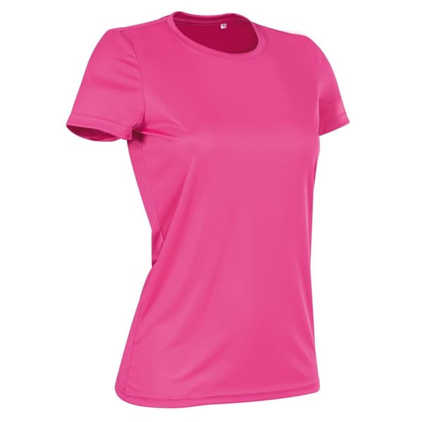 Stedman Womens/Ladies Active Sports Tee Sweet Pink S