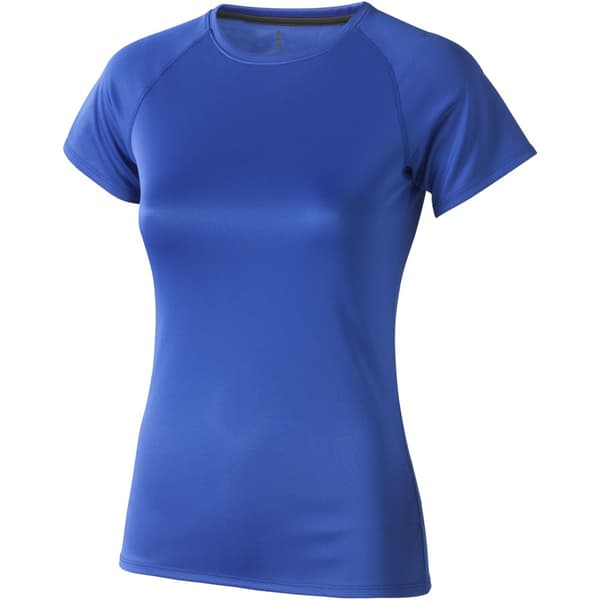 Elevate Womens/Ladies Niagara Short Sleeve T-Shirt Blue L