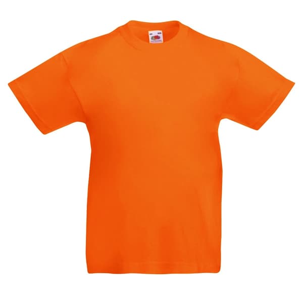 Fruit of the Loom Original kortærmet T-shirt med korte ærmer til børn og teenagere