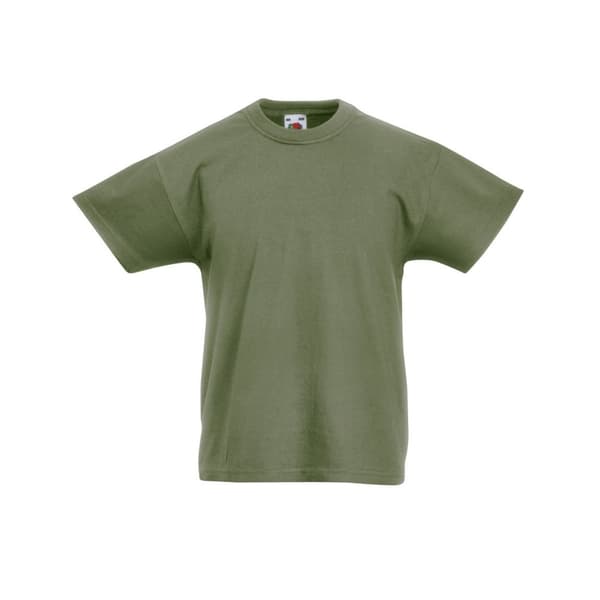 Fruit of the Loom Original kortærmet T-shirt med korte ærmer til børn og teenagere