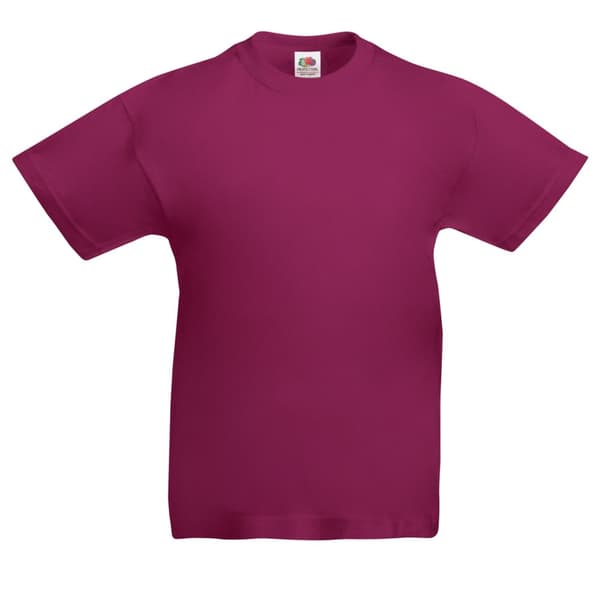 Fruit of the Loom Original kortærmet T-shirt med korte ærmer til børn og teenagere