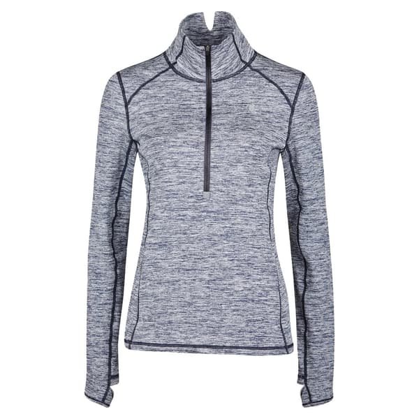 Dublin Womens/Ladies Violet Half Zip Long Sleeve Top Navy XXS