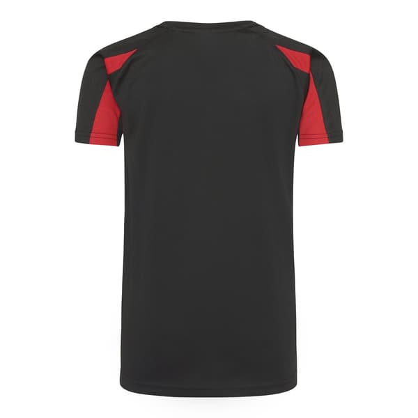 AWDis Just Cool Kids Unisex Contrast Plain Sports T-Shirt med kontrastfärgade mönster