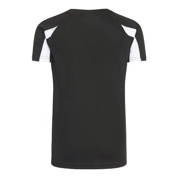 AWDis Just Cool Kids Unisex Contrast Plain Sports T-Shirt med kontrastfärgade mönster