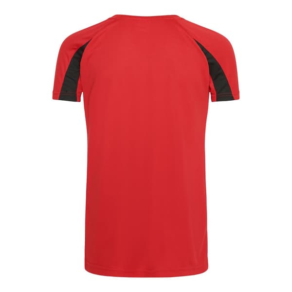 AWDis Just Cool Kids Unisex Contrast Plain Sports T-Shirt med kontrastfärgade mönster