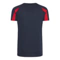 Miniatyrbild 2 av 2: AWDis Just Cool Kids Unisex Contrast Plain Sports T-Shirt med kontrastfärgade mönster