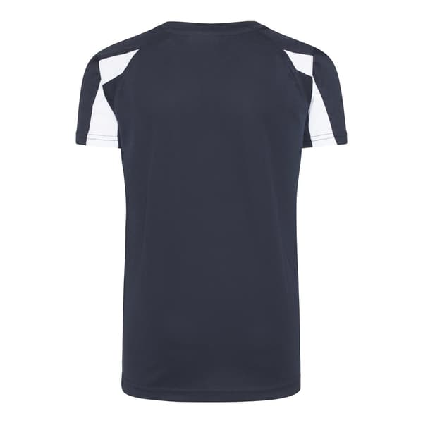 AWDis Just Cool Kids Unisex Contrast Plain Sports T-Shirt med kontrastfärgade mönster
